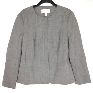HUGO BOSS Blazer Jacket 10 Houndstooth‎ JAVILLA Stretch WOOL Blend Black White